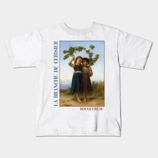 The Cherry Branch by Bouguereau Kids T-Shirt